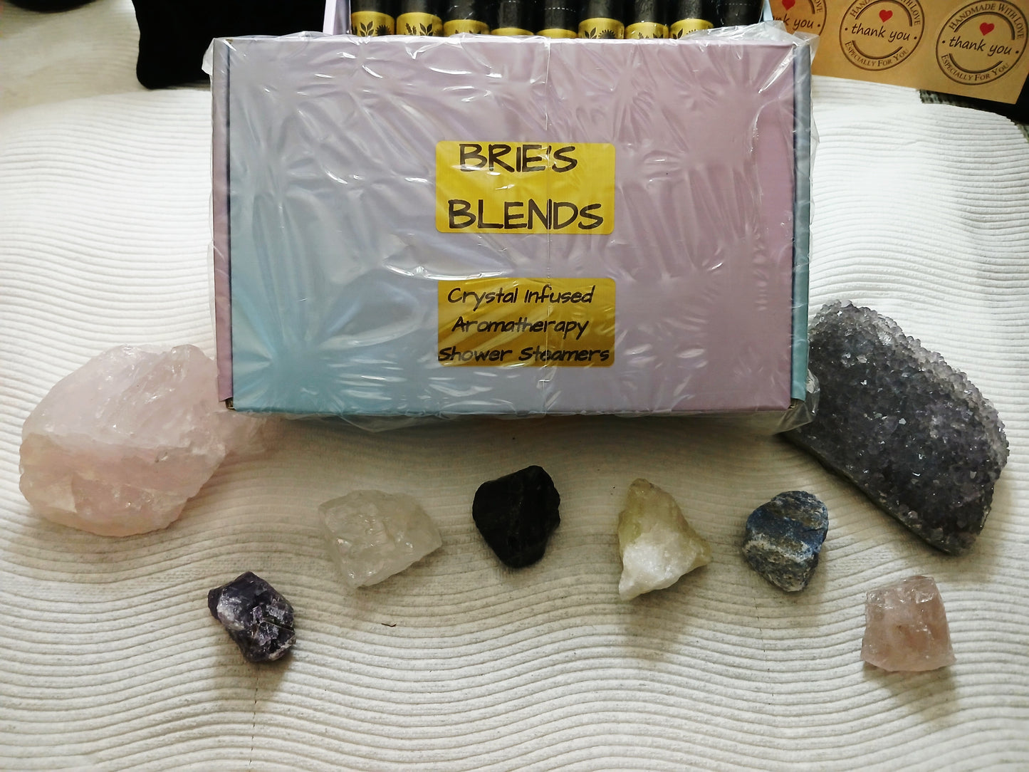 Aromatherapy shower steamers