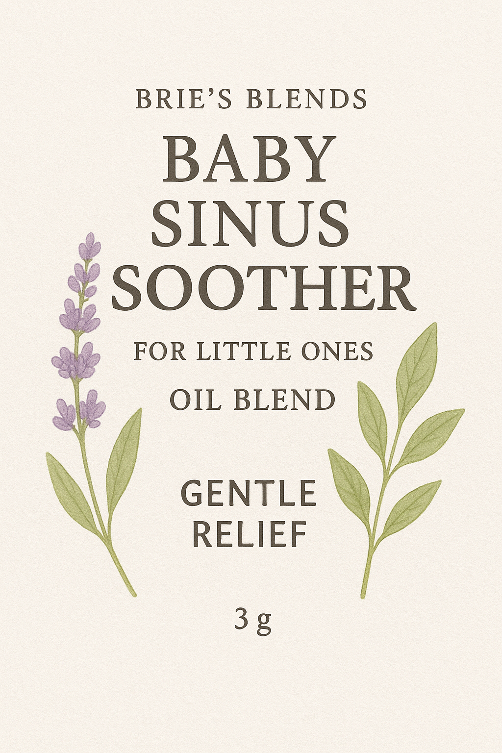 Baby sinus soother